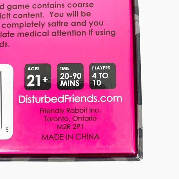 Disturbed Friends Adult Party Game Question Answer Card Game - Picture 10 of 10